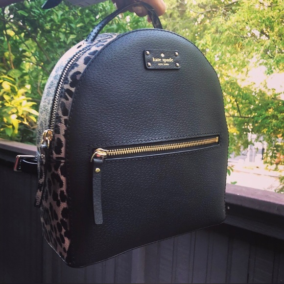 SOLD Kate Spade Leopard Mini Backpack 🌹 - Picture 4 of 6